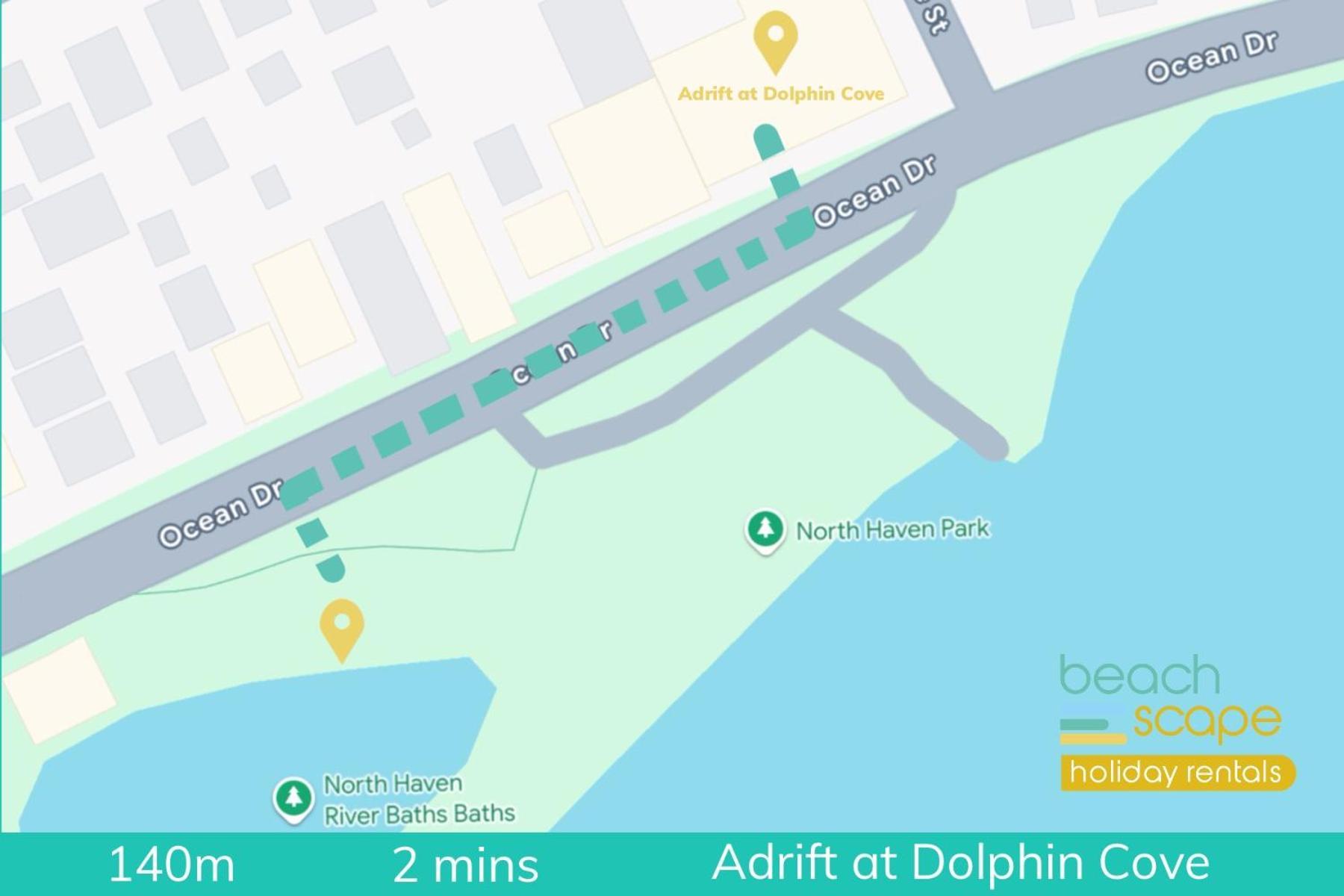 Adrift At Dolphin Cove Apt 5 - Riverfront Modern 诺斯黑文 外观 照片